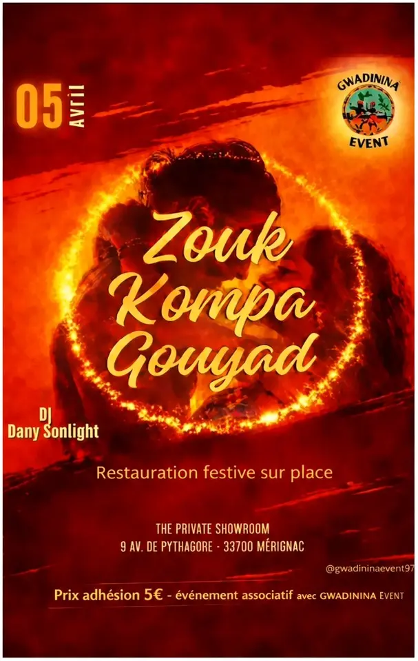 Affiche de l’événement Zouk Kompa Gouyad