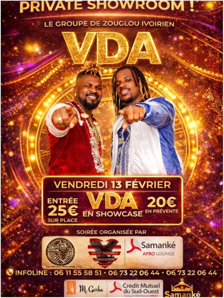 Affiche de l’événement VDA au Private Showroom