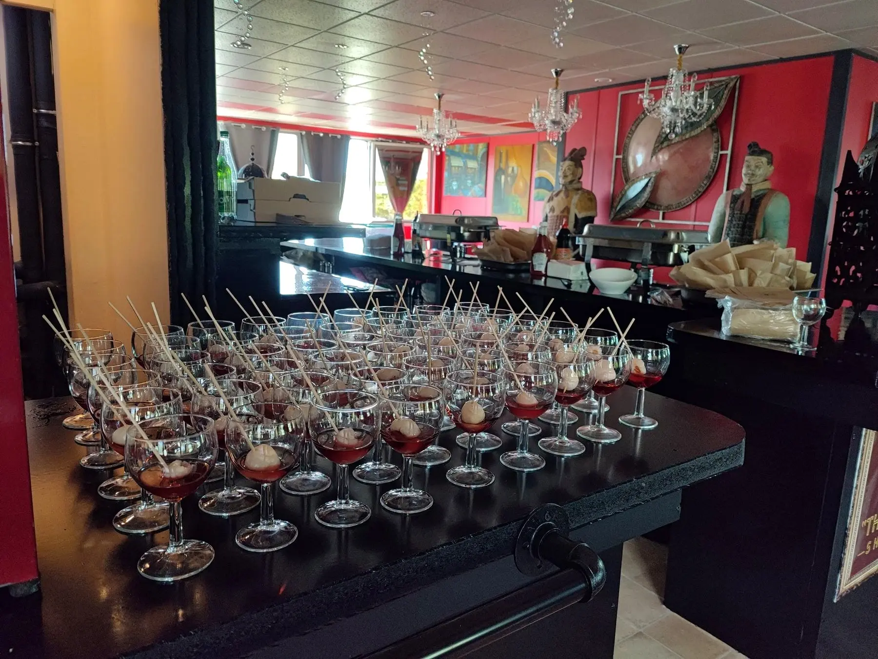 Mise en place d’un cocktail